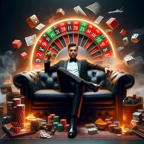 Ilustrasi permainan slot online berkualitas di platform jp303